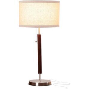 Brightech Carter LED Bedside Lamp - Compact Table & Desk Reading Lamp
